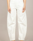 TENSIONE IN - WITHOUT-BL - JEANS BARREL BIANCO