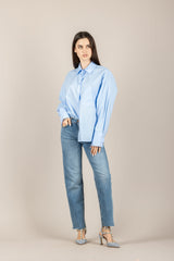 HAVEONE - CFW-Q092 - CAMICIA AZZURRINO