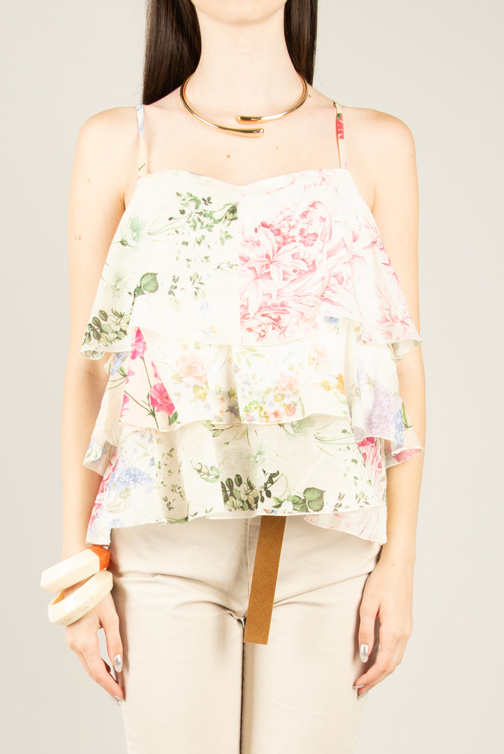 TENSIONE IN - US1377 - TOP BALZE FLOREALE