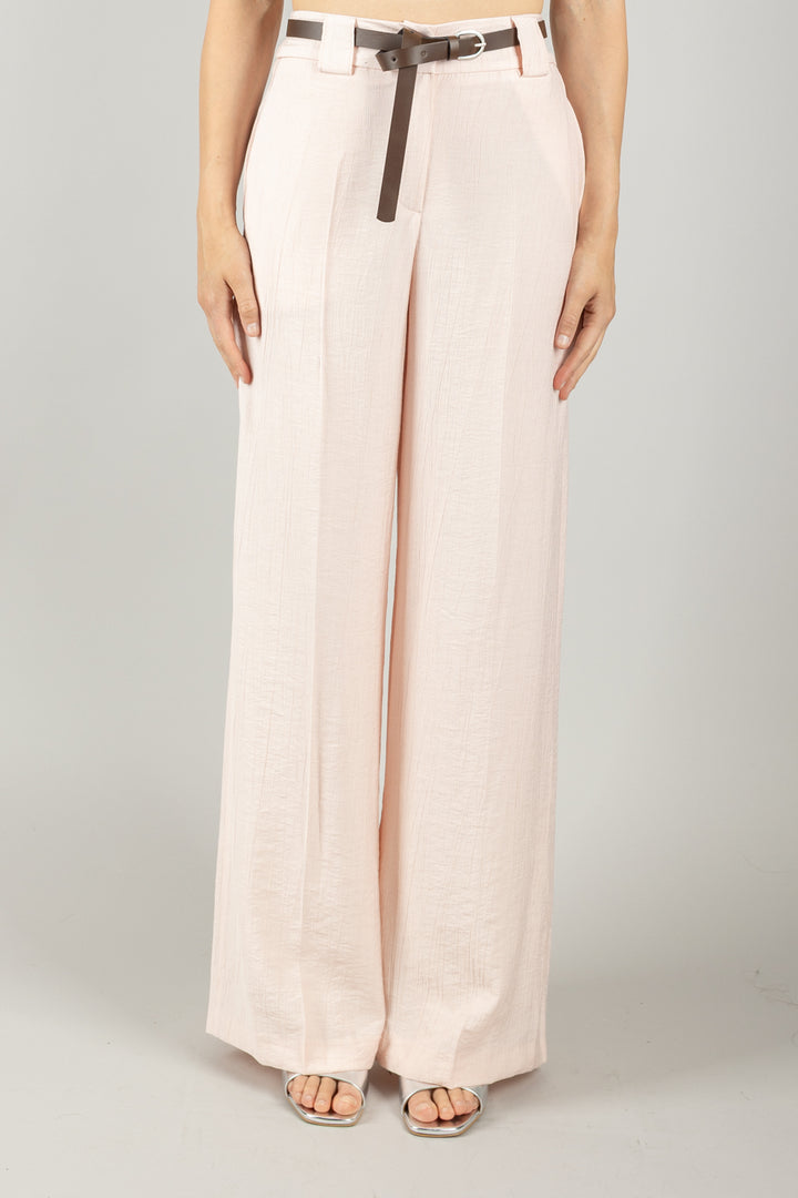 TENSIONE IN - 25P7772 - PANTALONE GOFFRATO CON CINTURA