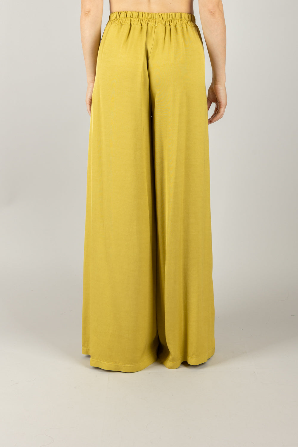 DIXIE - P239W247 - PANTALONE AMPIO A PALAZZO CON ELASTICO