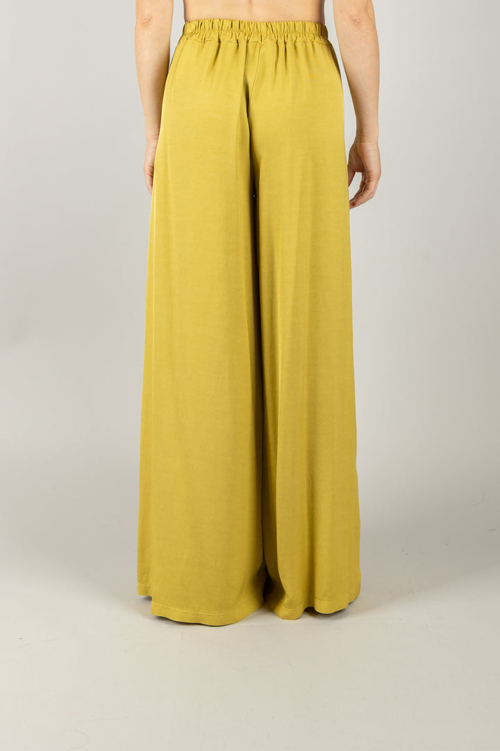 DIXIE - P239W247 - PANTALONE AMPIO A PALAZZO CON ELASTICO
