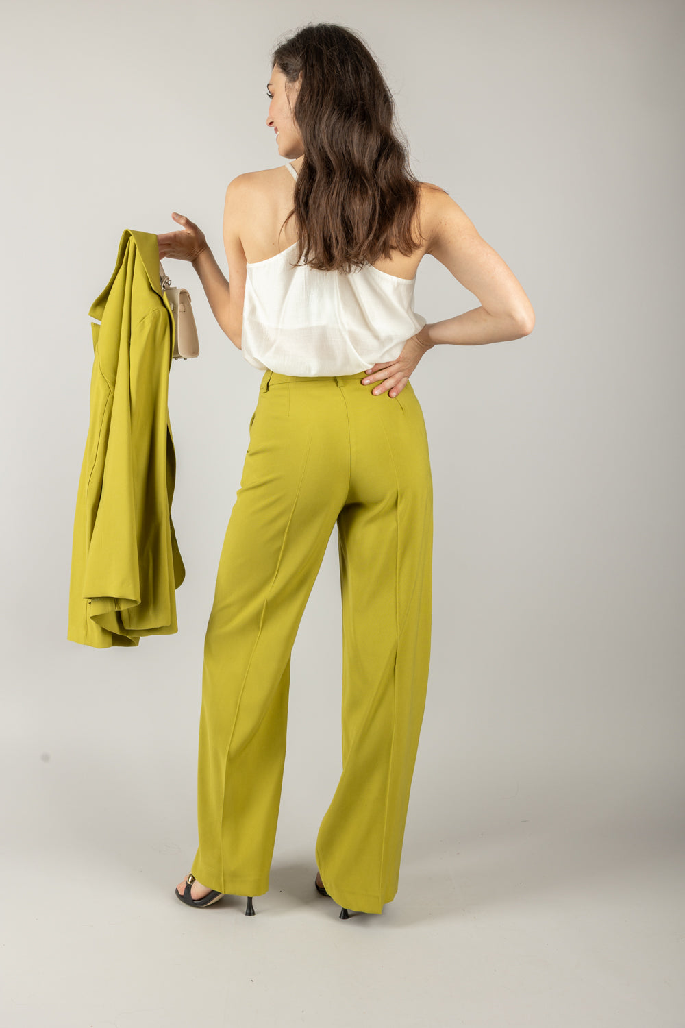EMUNA - PE25050 - PANTALONE A PALAZZO