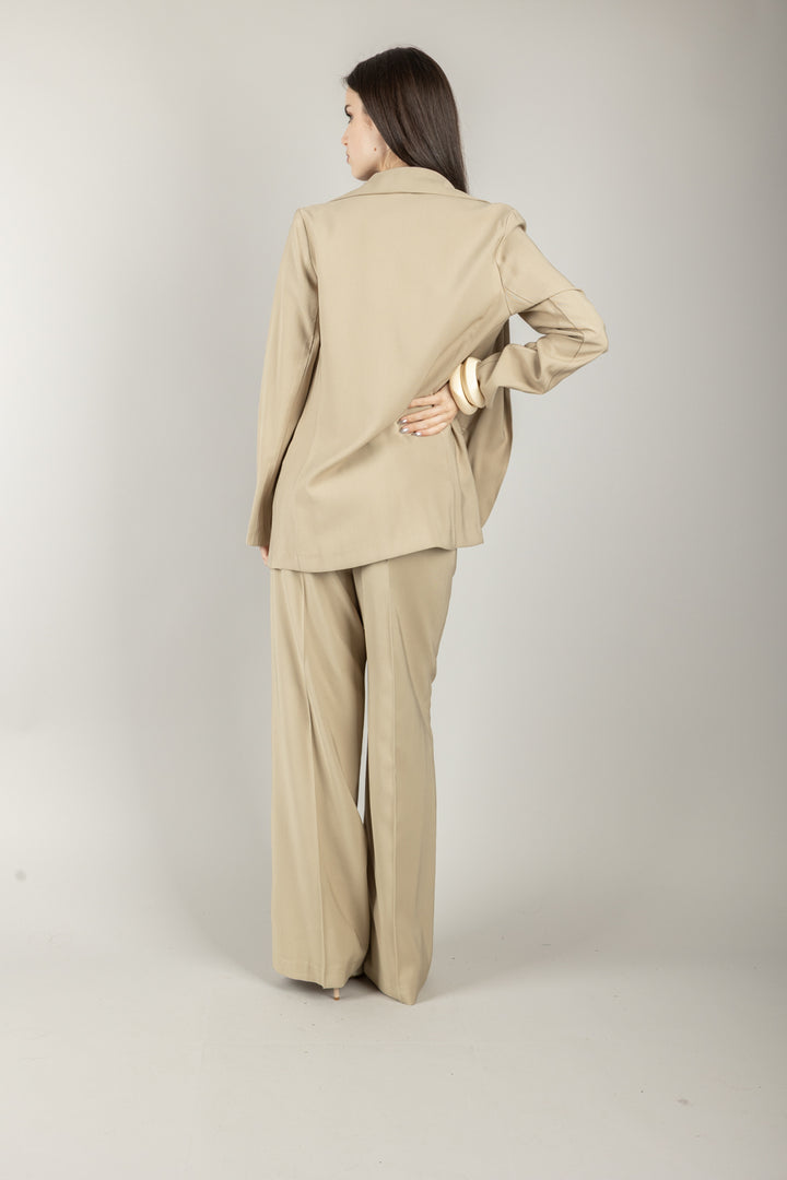 EMUNA - PE25050 - PANTALONE A PALAZZO