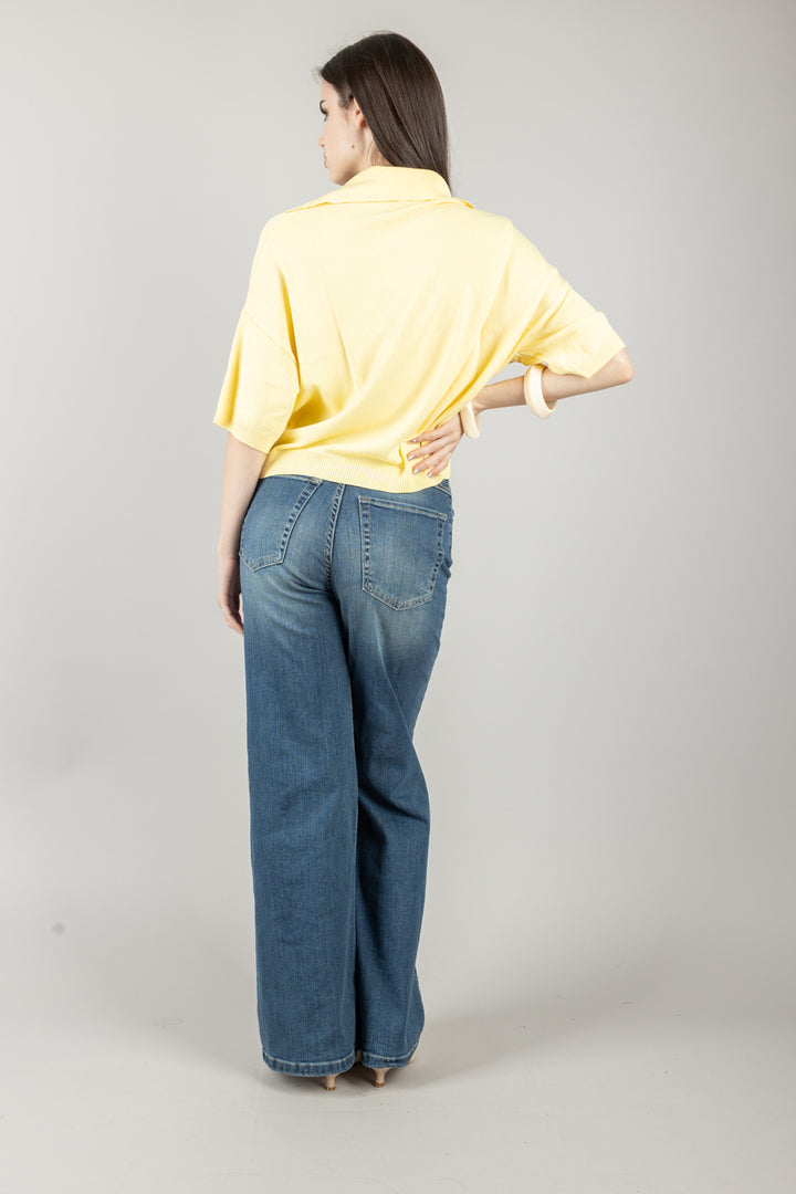VICOLO - 22152D - MAGLIA POLO OVER