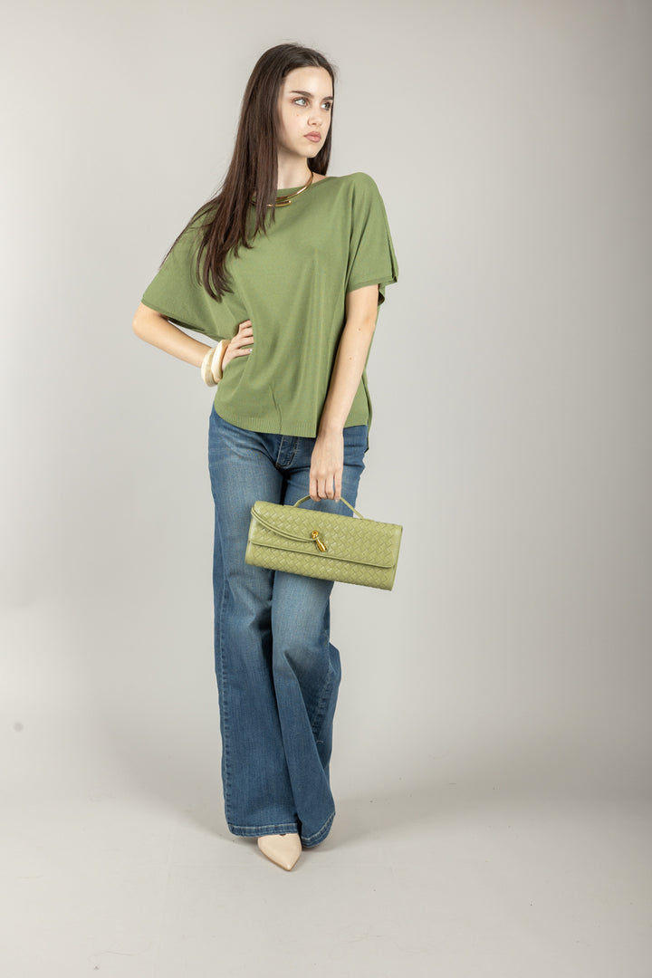 TENSIONE IN - 52307 - MAGLIA OVER CROP