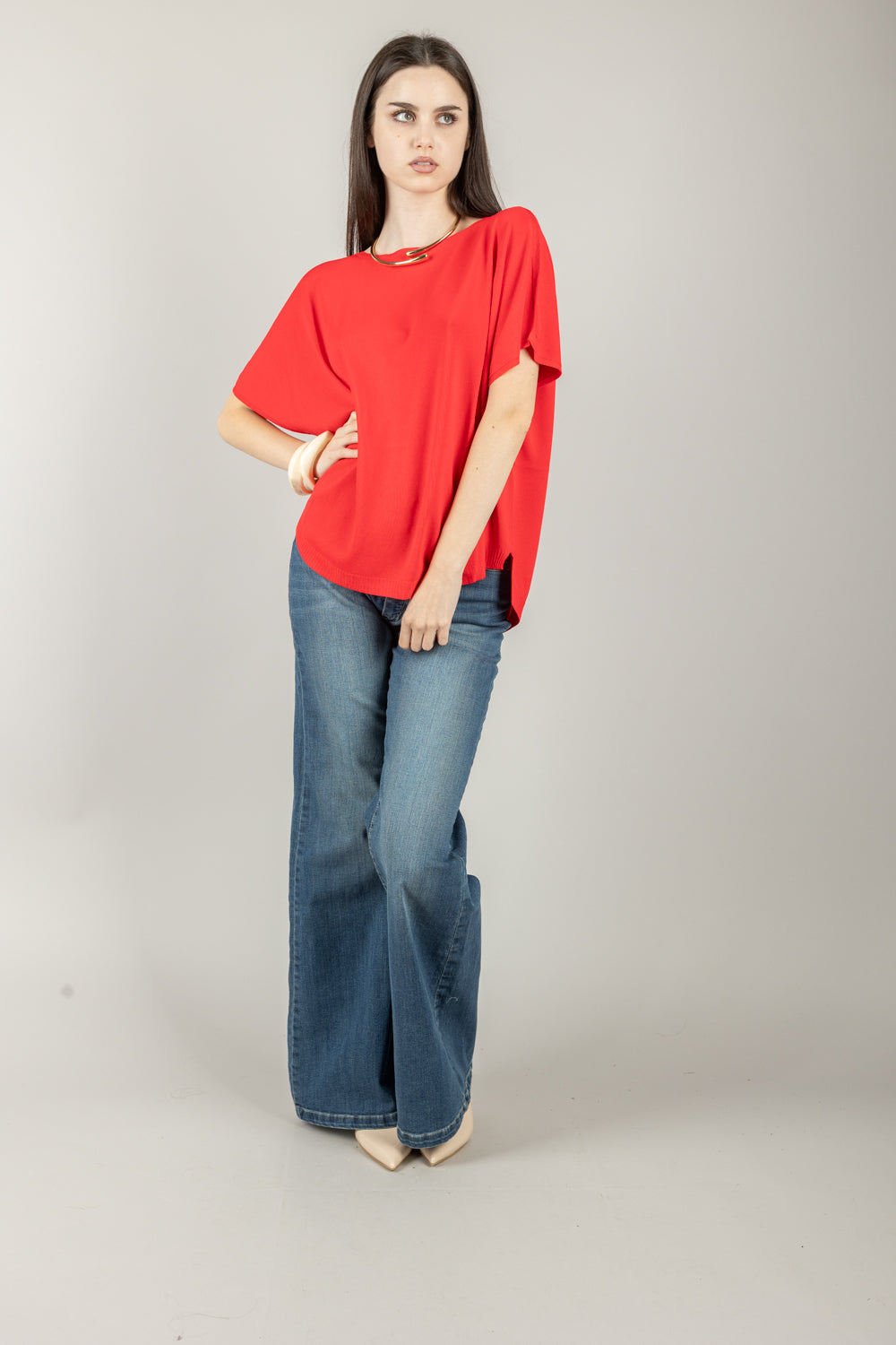 TENSIONE IN - 52307 - MAGLIA OVER CROP