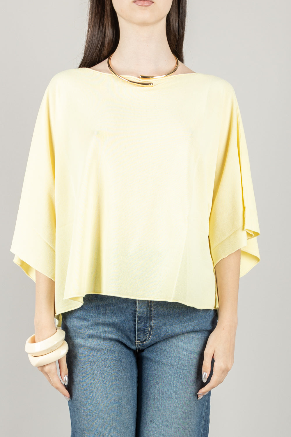 TENSIONE IN - 321563 - MAGLIA OVER  MANICA 3/4