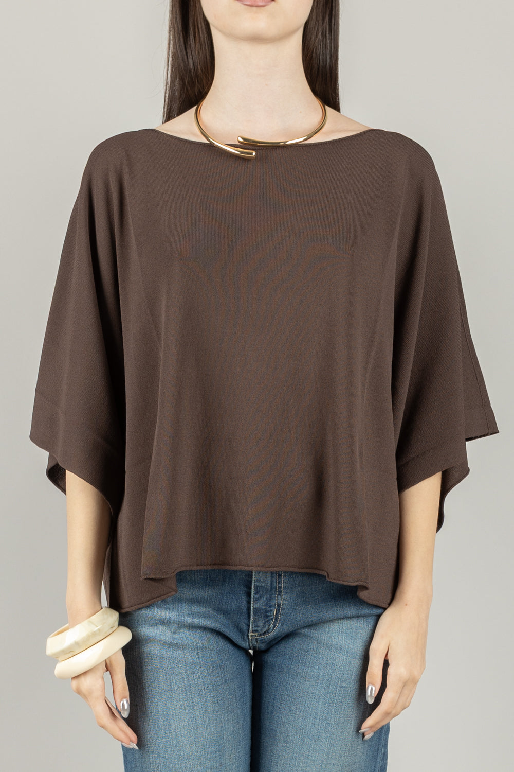 TENSIONE IN - 321563 - MAGLIA OVER  MANICA 3/4