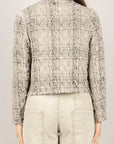 DIXIE - J067A040 - GIACCA CROP BOUCLE' SABBIA