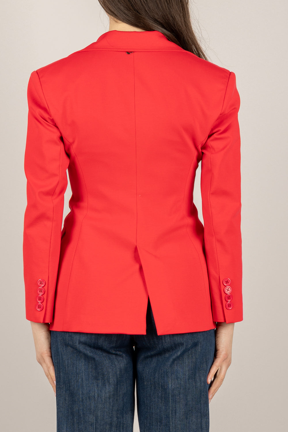 DIXIE - JDNRWPO - GIACCA FIT DUE BOTTONI ROSSA