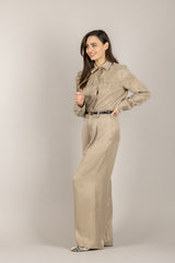 TENSIONE IN - PE26-4212 - PANTALONE CON ELASTICO POSTERIORE CALCE