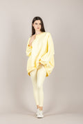 VICOLO - RAB0121 - LEGGINGS GIALLINO