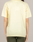 VICOLO - RAB0380 - T-SHIRT PILATES GIALLO PAGLIERINO
