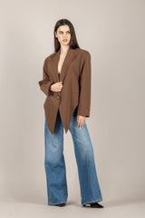 VICOLO - TAB1126 - GIACCA SPENCER PUNTE NOCCIOLA