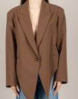 VICOLO - TAB1126 - GIACCA SPENCER PUNTE NOCCIOLA
